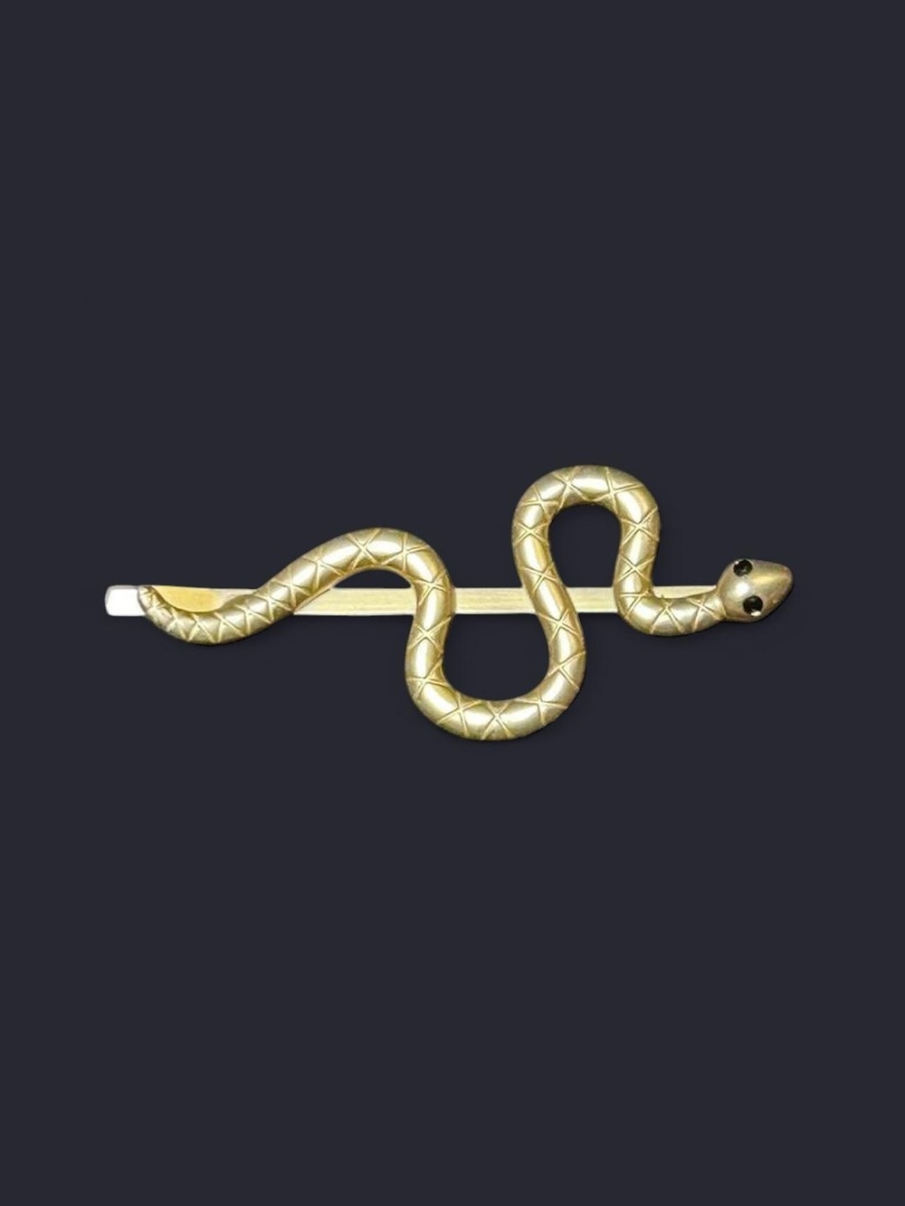 Goth Gold Snake Hair Clip!